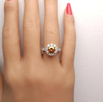2.26ct Lab Grown Diamond Round Cut Ring in 18K Solid Gold | Riyanika
