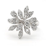 14K 0.78ct Lab Grown Diamond Round Cut Cocktail Ring