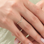 14K 1ct Natural Diamond Round Cut Ring