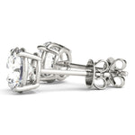 14K 1ct Lab Grown Diamond Solitaire Stud Earrings