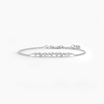 14K Solid Gold Multi-Shape Lab Grown Diamond Bracelet