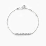 18K Solid Gold Multi-Shape Lab Grown Diamond Bracelet - Detail | Riyanika Jewels