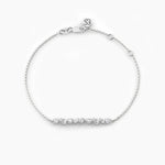 14K Solid Gold Multi-Shape Natural Diamond Bracelet