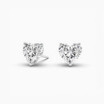 14K Natural Diamond Solitaire Stud Earrings