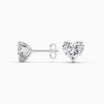 14K Lab Grown Diamond Solitaire Stud Earrings