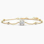 14K 1ct Natural Diamond Bracelet