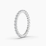 14K Natural Diamond Eternity Band