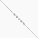 14K Lab Grown Diamond Bezel Bracelet