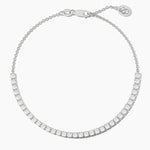 14K Solid Gold 2.50mm Natural Diamond Tennis Bracelet