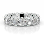 14K Natural Diamond Bezel Ring