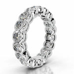 14K Natural Diamond Bezel Ring