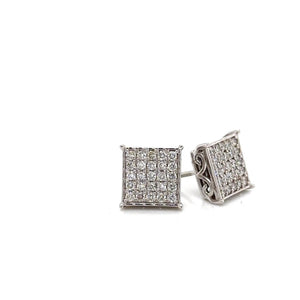 14K 1ct Natural Diamond Stud Earrings