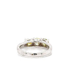 14K 1.5ct Natural Diamond Three Stone Ring