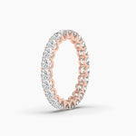 14K Lab Grown Diamond Cushion Cut Eternity Band