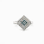 14K 0.48ct Lab Grown Diamond Cluster Ring