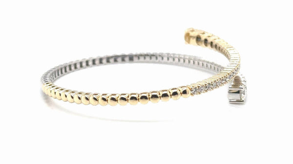 14K 3ct Natural Diamond Bracelet