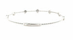 18K Solid Gold 0.40 CT Lab Grown Diamond Floral-Inspired Bracelet - Alternate Angle