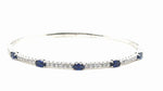 14K 3ct Natural Diamond Bangle
