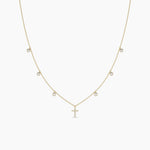 14K Solid Gold Lab Grown Diamond Yard Necklaces For Women | Religious Jewelry
