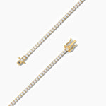 14K Solid Gold Natural Diamond Tennis Bracelet