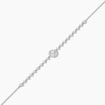 18k Solid Gold Lab Grown Diamond Tennis Bracelet | Stackable Bracelet - View 10 | Riyanika Jewels