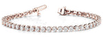 14K 2ct Lab Grown Diamond Tennis Bracelet
