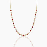 14K Lab Grown Diamond Bezel Tennis Necklace