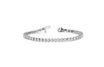 18K Solid Gold 2ct Lab Grown Diamond Tennis Bracelet - View 6 | Riyanika Jewels