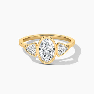 18k Solid Gold Natural Diamond Promise Ring | Weeding Ring
