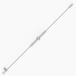 14K Natural Diamond Pear Cut Bracelet