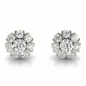 14K 0.5ct Lab Grown Diamond Stud Earrings
