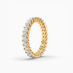 14K Natural Diamond Marquise Cut Ring