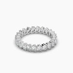 18K Lab Grown Diamond Pear Cut Eternity Ring