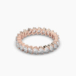 14K Lab Grown Diamond Pear Cut Eternity Ring