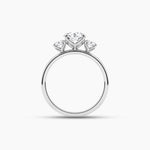 14K Lab Grown Diamond Three Stone Engagement Ring