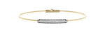 14K 0.33ct Lab Grown Diamond Pave Bangle