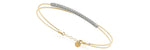 14K 0.15ct Natural Diamond Bangle