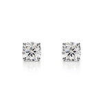14K 1ct Natural Diamond Cushion Cut Stud Earrings