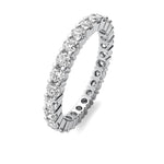 14K 1ct Lab Grown Diamond Eternity Wedding Band