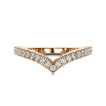 18K Solid Gold 1CT Natural Diamond Minimalist Women’s Wedding Band