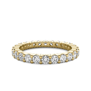 18K Solid Gold 0.50 CT Natural Diamond Eternity Wedding Band