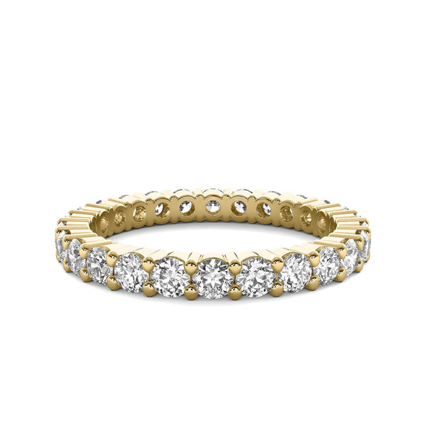 18K Solid Gold 0.50 CT Natural Diamond Eternity Wedding Band