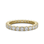 14K 0.5ct Natural Diamond Eternity Wedding Band