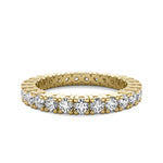 18K Solid Gold 1.20CT Natural Diamond Eternity Band