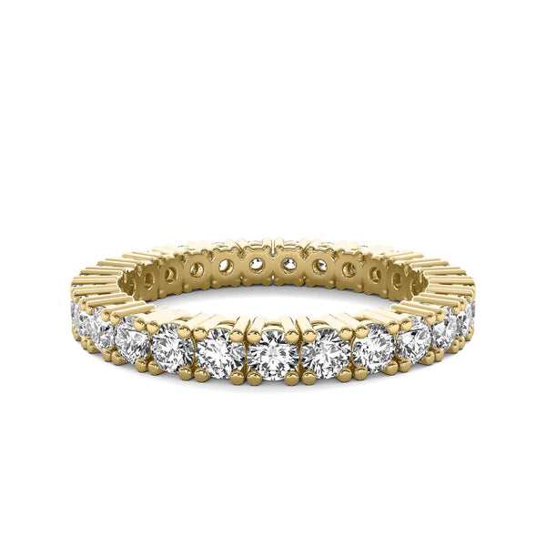 18K Solid Gold 1.20CT Natural Diamond Eternity Band
