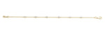 18K Solid Gold 1 Ct Lab Grown Diamond By The Yard Bracelet - Side View | Riyanika Jewels