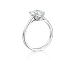 18K 2.5ct Lab Grown Diamond Round Brilliant Cut Solitaire Engagement Ring