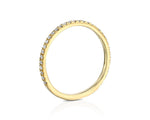 14K Natural Diamond Eternity Wedding Band