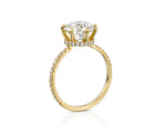 14K 2.5ct Lab Grown Diamond Round Brilliant Cut Solitaire Engagement Ring