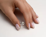 14K 1ct Lab Grown Diamond Pear Cut Solitaire Engagement Ring